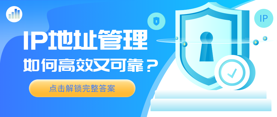 如何讓IP地址管理更加高效可靠？點(diǎn)擊解鎖完整答案